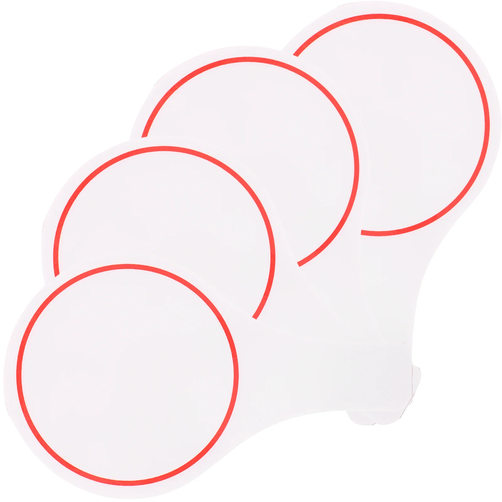 4 Pcs Score Board Whiteboards Voting Writing Scoreboard Erasable Simple Blank Student