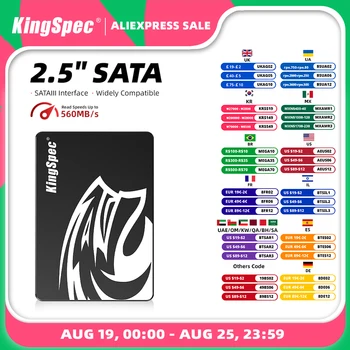 KingSpec Hdd 2.5 SATA3 SSD 120gb 240gb 480gb 128GB 256G 1TB 2TB 4TB 내장 하드 드라이브 하드 디스크 데스크탑  Best5