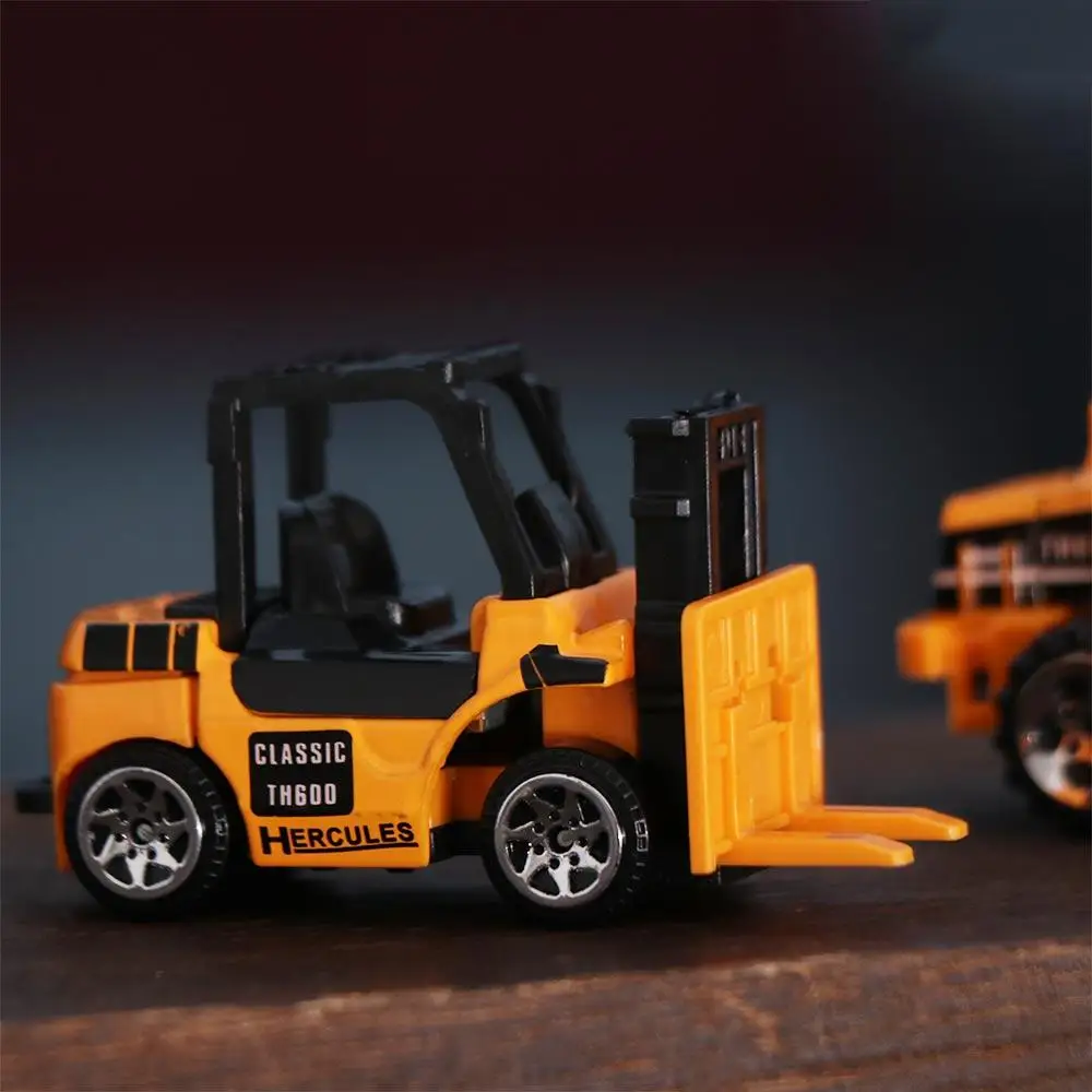 1pc Construction Excavator Dump Truck Tractor Bulldozer Models Model Car Toys Farmer Vehicle Engineering Car Model Tractor Toy