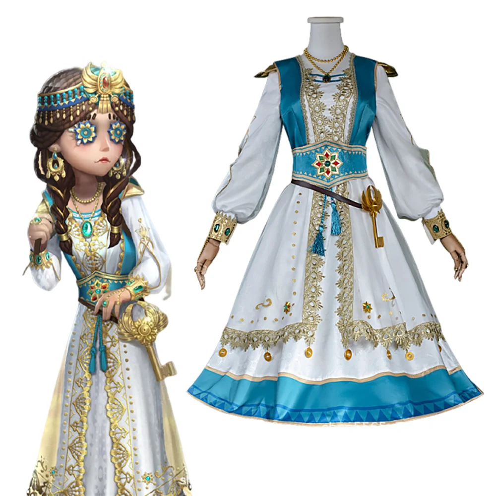 

FasCostumeIdentity V Anne Lester Toy Merchant Fashion Game Suit Elegant Dress Cosplay Costume Halloween Party Outfit Women