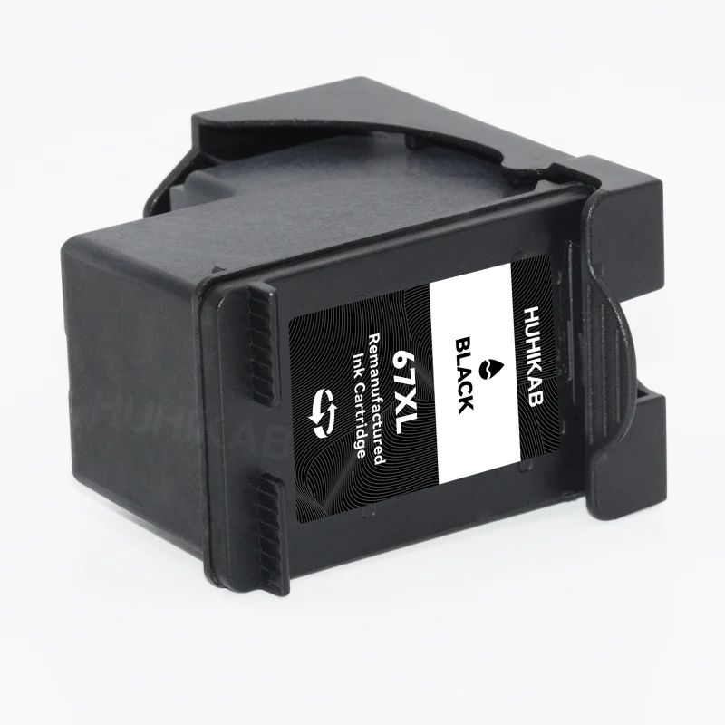 HUHIKAB Compatible For hp 67 67XL Remanufactured Ink Cartridge for For HP ENVY 6052 6055 6058 6075 6452 6455 6458 Printer