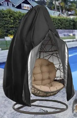 

Waterproof Patio Hanging Egg Chair Cover Single Person Polyester Protection Outdoor Swing Seat Cover