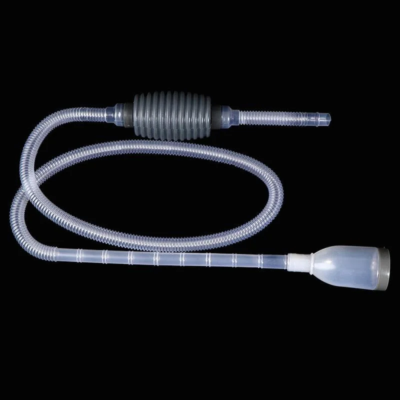 Premium Grey Aquarium Fish Tank Water Changing Syphon Pipe 1.5 Meter Flexible | Easy to Use Gravel Cleaner