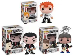 Funko pop Sex Pistols Johnny Rotten 20# Sid Vicious 21# Steve jones 32# Figures Limited Edition Collection 10cm Toys