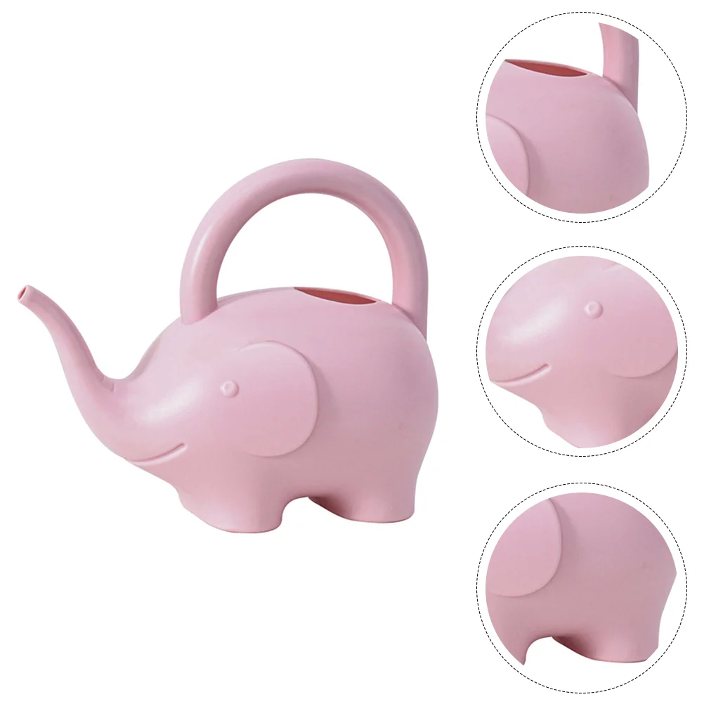 

Toy Elephant Watering Can Household Pot Lovely Spray Bottle Plastic Simple Pink Kids Toys Child