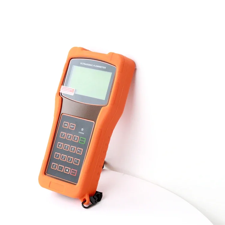 Rs485 Modbus 4-20ma حمض الجذب الكحول زيت البيرة مياه البحر الصرف الصحي المحمولة المشبك على مقياس الجريان بالموجات فوق الصوتية تدفق متر #4