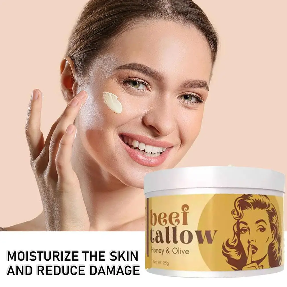 

Медовый крем для лица Tallow, питательный, гладкий уход за кожей, увлажняющий для лица, укрепляющий, эластичный, увеличивающий кожу, стойкий для лица Soo B2W4