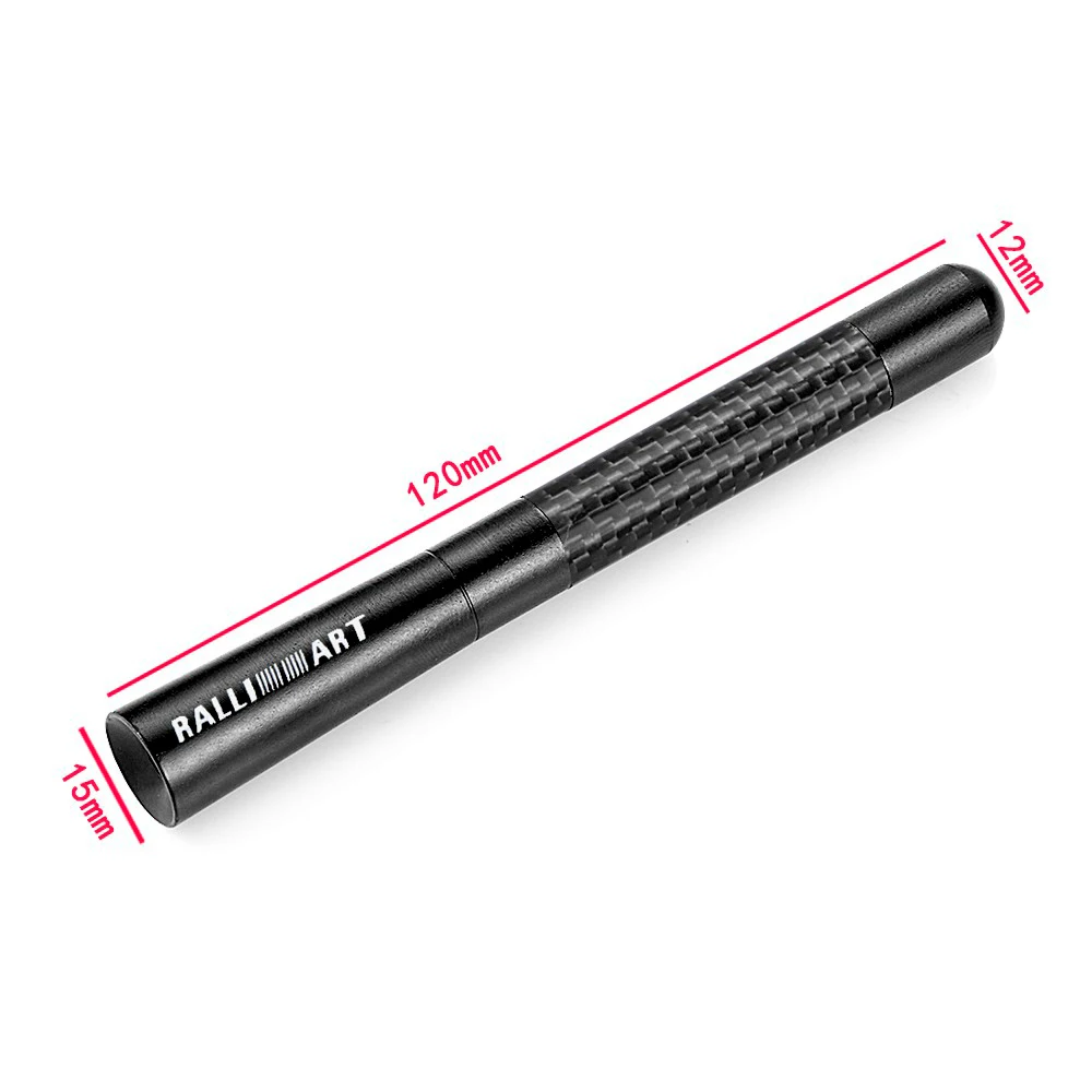 Car Aerial Antenna 4.7 Inch For MITSUBISHI COLT MIRAGE FTO MAGNA LANCER RALLIART Exterior Tuning Accessories Carbon Fiber Decor