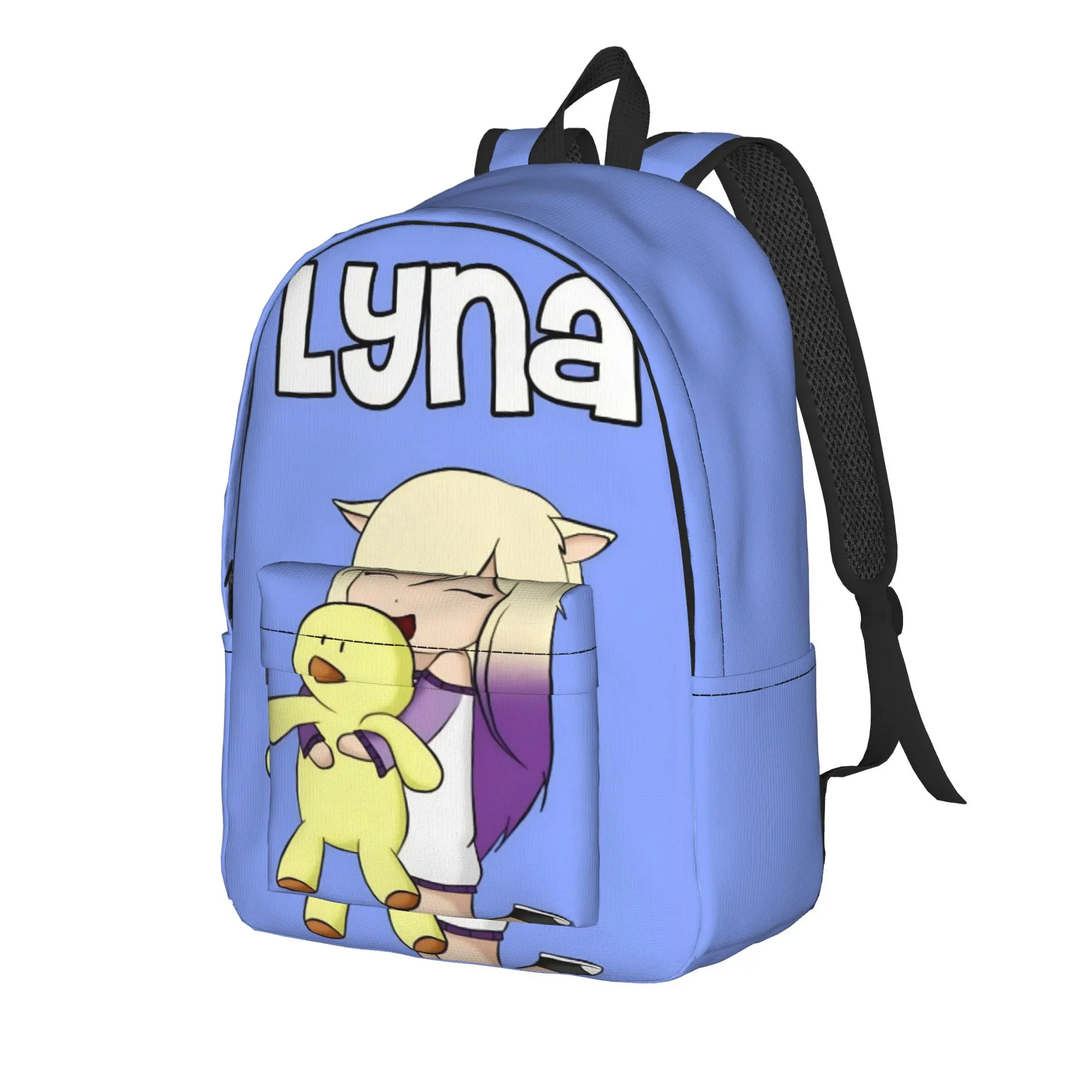 Dense Real Mix Collage Lyna Vallejos  Backpack for Men Women Cool Student Business Daypack  College Shoulder Bag Gift