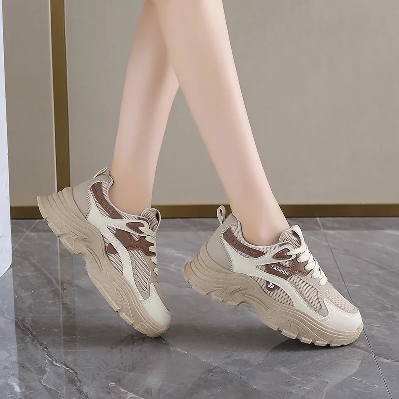 High Sole Anti-slip Sports Women Sneakers Exercise Womens Casual Shoes Interesting Shooes Luxo Top Luxury Krasofka Tenes