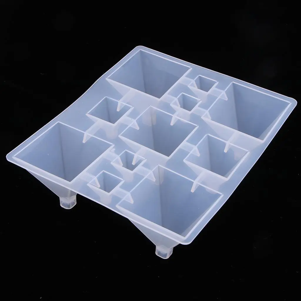 

Jewelry Making Silicone Mold Pyramid Shape for Dried Flower Crafts Resin Casting Epoxy Ornament Creations