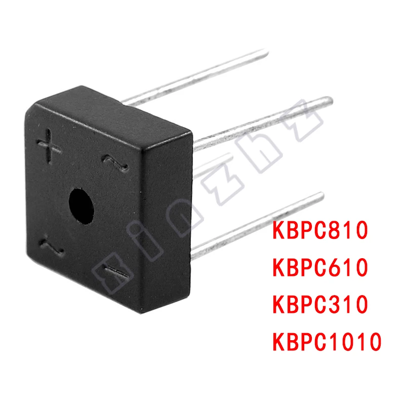 2PCS KBPC810 KBPC610 KBPC310 KBPC1010 100% New Single-Phase Bridge Rectifiers