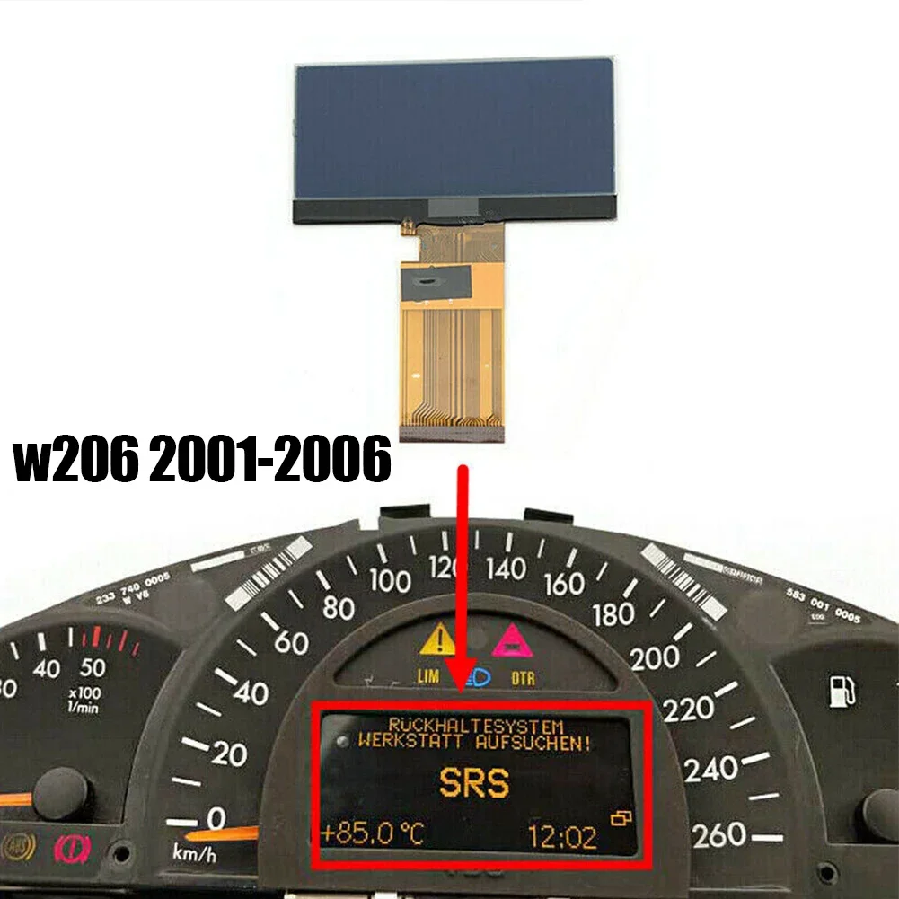 For Mercedes C-Class W203 2001-2006 Instrument Cluster LCD Display Screen For G-Class W463 2002-2006 Dashboard Pixel Repair