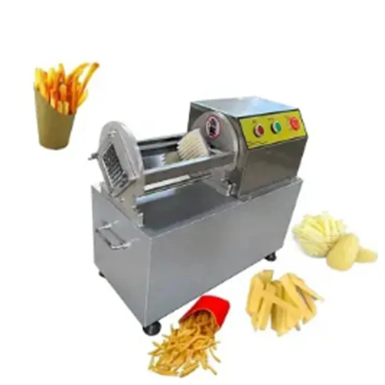 Commercial Steel Kitchen Electric Potato Cutting Machine French Fry Cutter