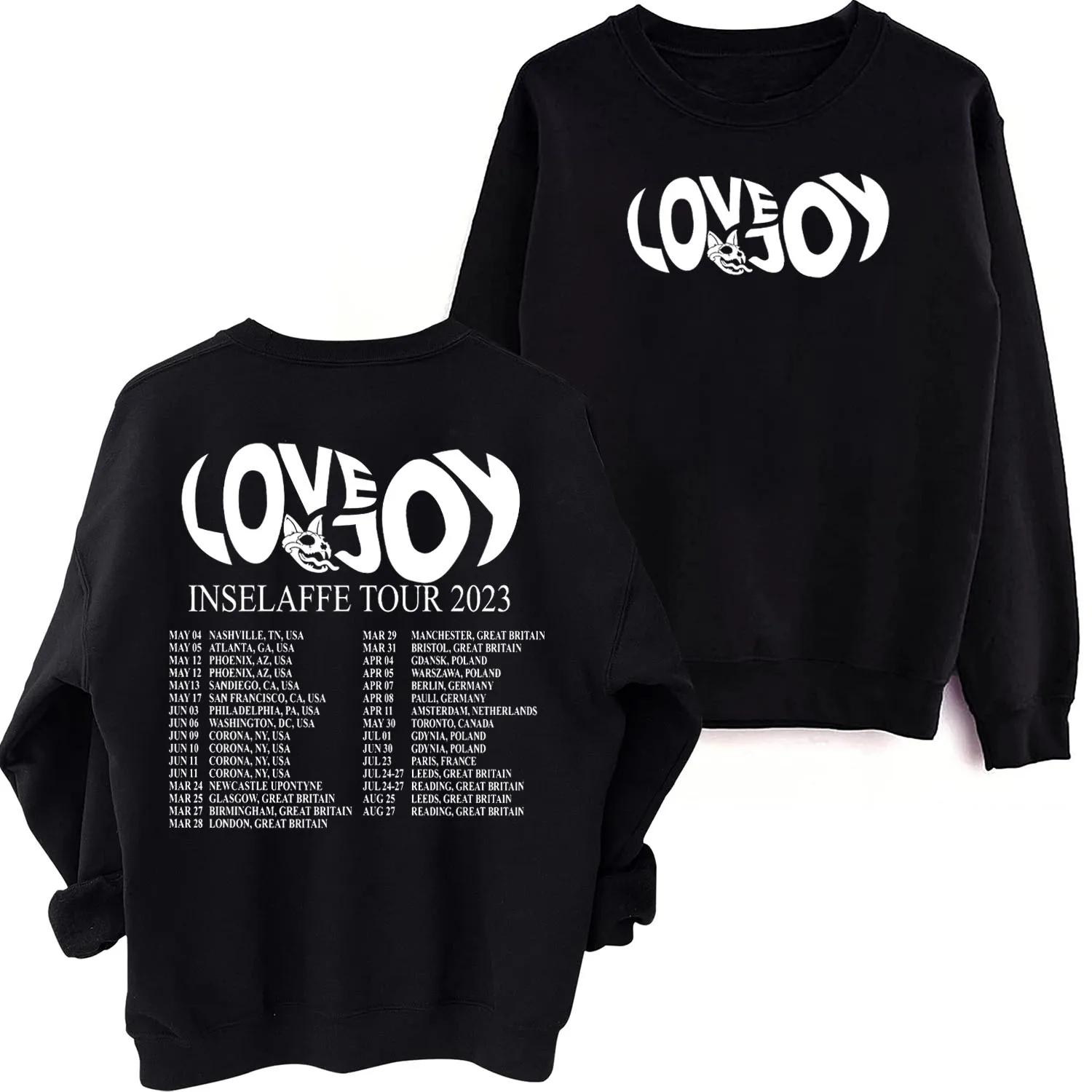 Lovejoy North Hern Autumn Tour Crewneck Hoodie Lovejoy Sweatshirt Lovejoy Merch Oversized Sweatshirt Pullover Tops