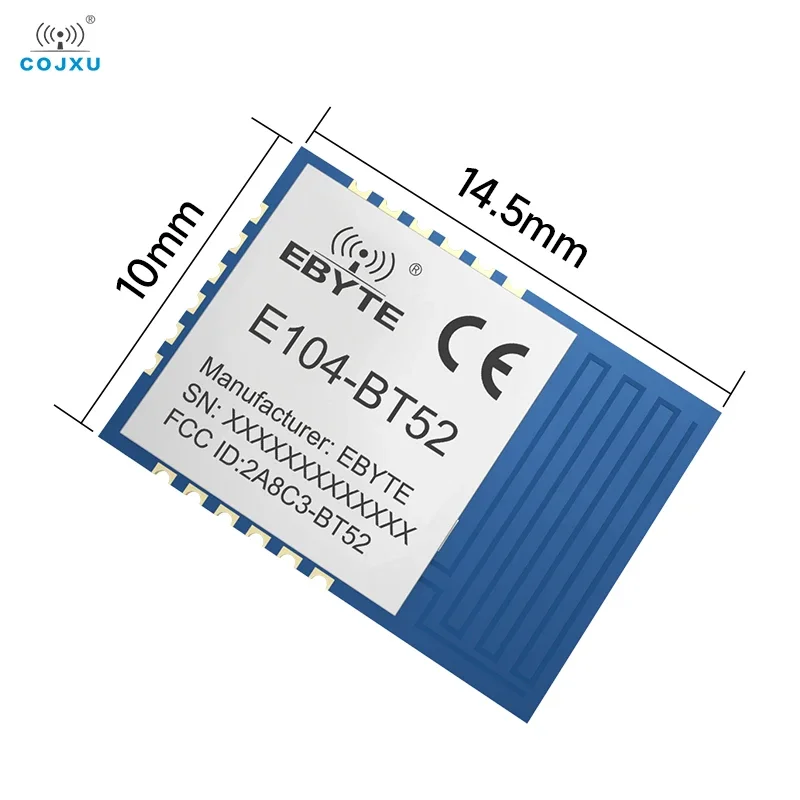 Модуль DA14531, 2,4 ГГц, модуль Bluetooth в UART с низким энергопотреблением, компактный беспроводной трансивер с низким энергопотреблением