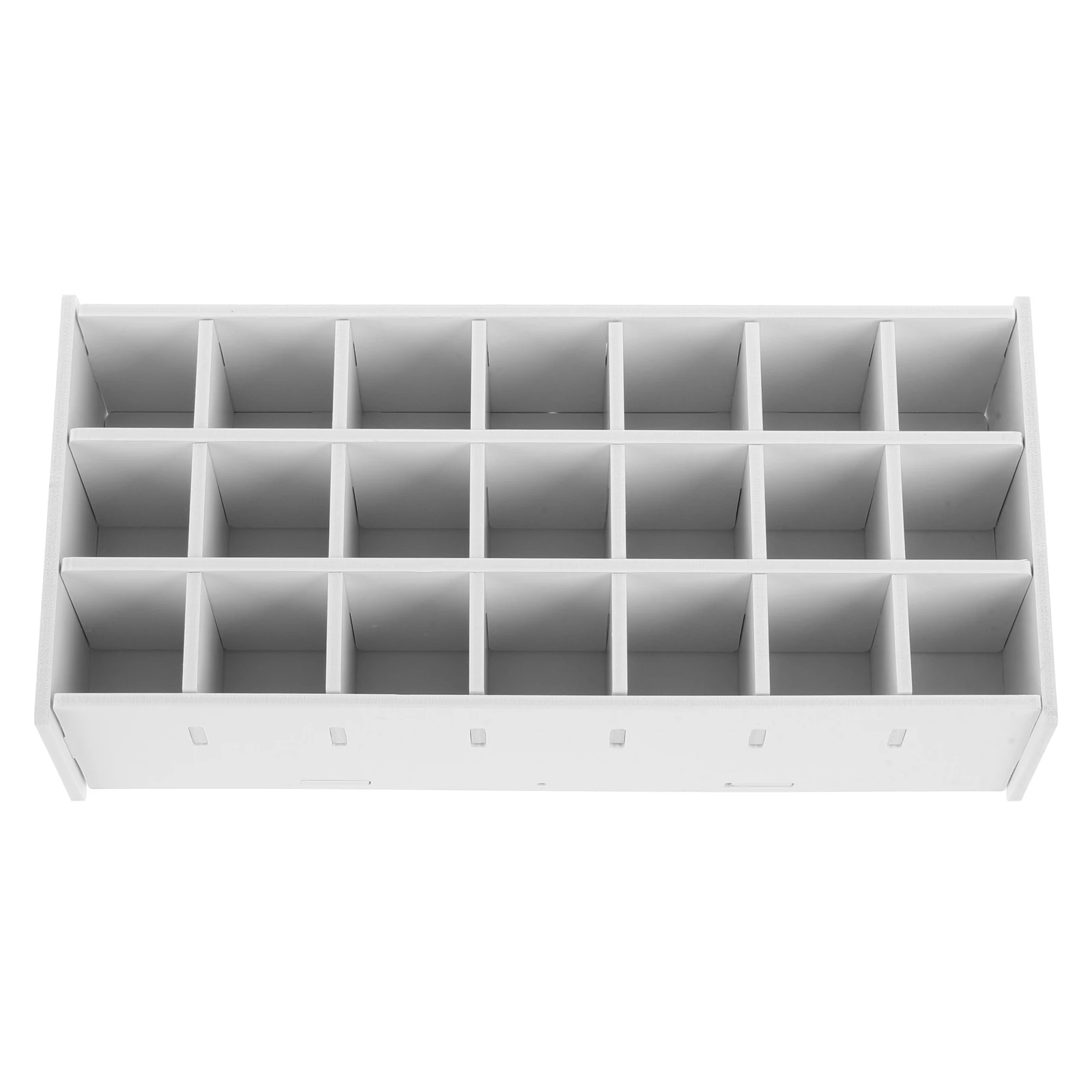 

21-Grid Paint Organizer Storage Rack Desktop Pigment Bottle Holder Artist Tool Stand Watercolor Craft Supplies Box