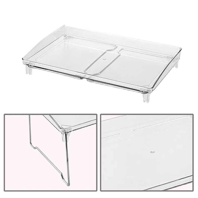 Estante de cocina independiente, paquete organizador apilable, organizador de estantes de armario, almacenamiento de cocina, almacenamiento de baño