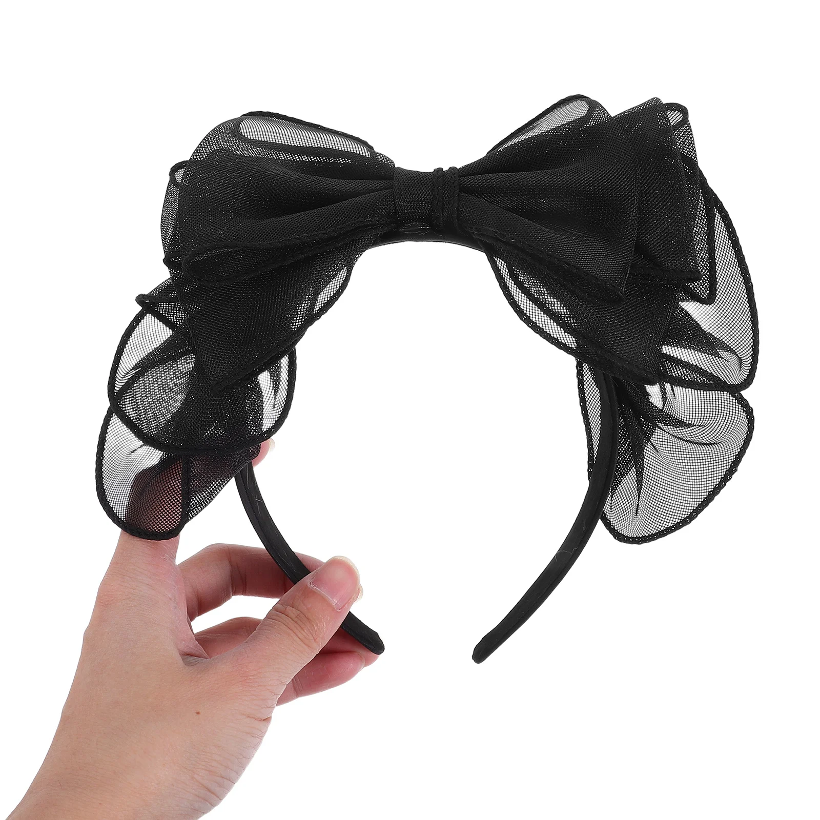 

Vintage Bow Headband Classic Bowknot Hair Band for Women Party Cosplay Holiday Hair Accessories Decorative Headbands