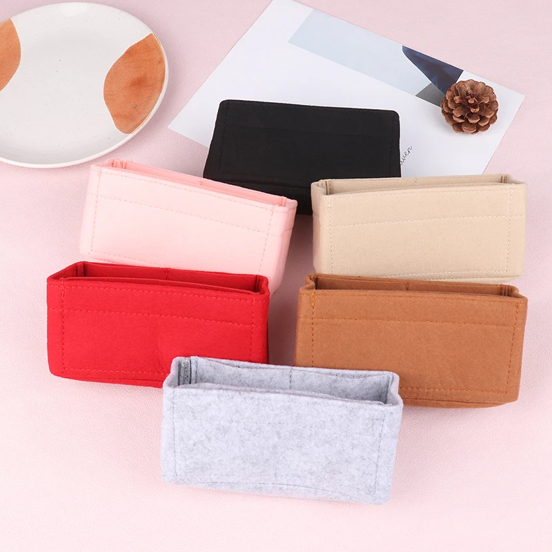 Fashion Organizer Mini Bag Storage Bag The Liner Bag Felt Purse Insert Handbag Liner Bag