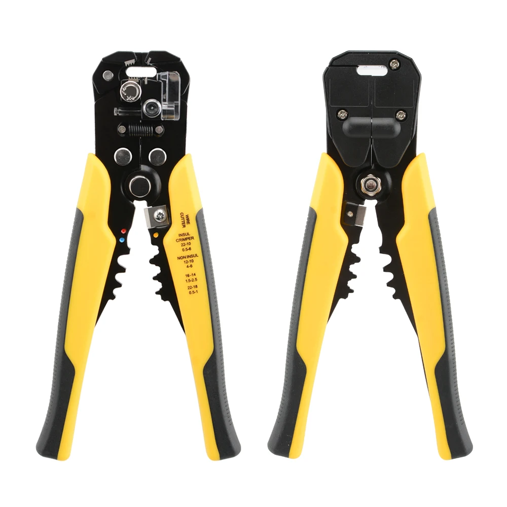 Multifunctional Wire Stripper Pliers Multifunctional for Electrical Cable Stripping Cutting Crimping 24-10 AWG
