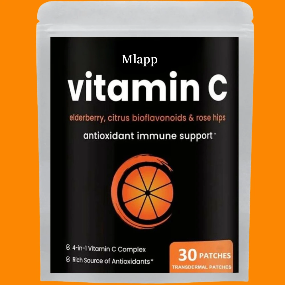 30 Patches Vitamin C Transdermal Patches Immune Boosting Antioxidants Supplement