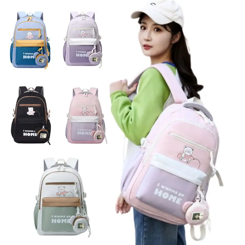 

Cute College Middle School Backpack for Teen Waterproof Travel Rucksack Casual Daypack,Primary Middle Schoolbags for Boy