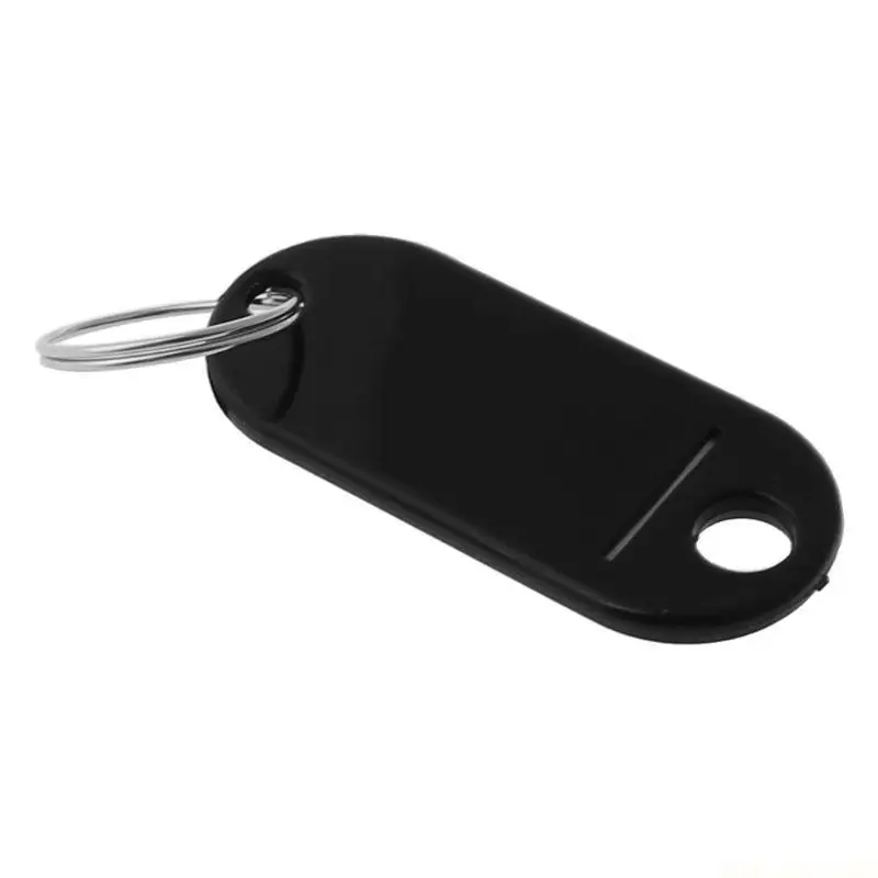 

X90D 50 шт. портативный для идентификационной бирки для ключа, багажной этикетки с именем багажа, карты с разъемным кольцом для