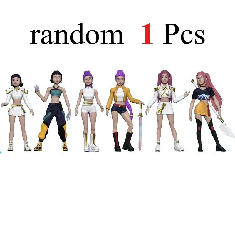 2026NEW นักล่าปีศาจ รูมิ โซอี้ มิระ อนิเมะ โพลีไวนิลคลอไรด์ ของสะสมตัวละคร ของตกแต่งโต๊ะทำงาน ของขวัญปีใหม่สำหรับเด็ก