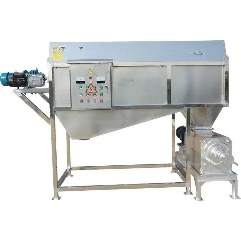Drum microfiltration pig manure solid-liquid dry and wet separator farm slaughterhouse manure chickens, ducks and cattle