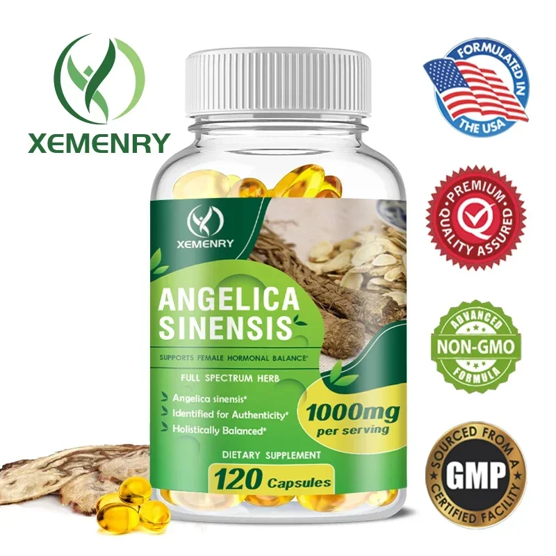 Angelica Sinensis 1000 Mg | Supports Female Hormonal Balance and Promotes Energy, Performance and Mood