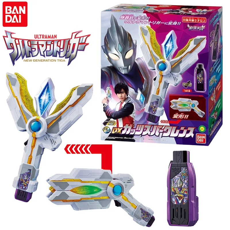 

Bandai Genuine DX Ultraman Trigger GUTS SparklenceUltraman Trigger Multi Type Anime Figure Toys for Kids Gift Collectible Model