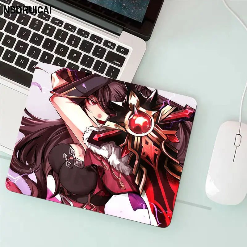 NBDRUICAI Genshin Impact Beidou Beautiful Laptop Gaming Mice Mousepad Size For Gameing World Of Tanks CS GO Zelda