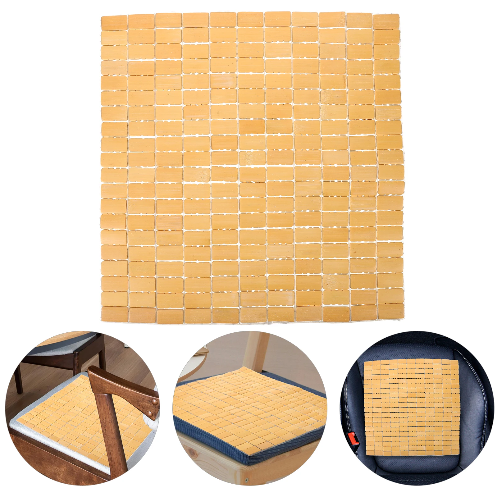 

Summer Office Chair Breathable Seat Cushion Car Driving Cooling Mat Easy Clean Small Sofa Automotive