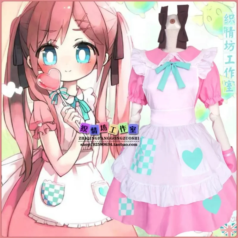 Disfraz de Cosplay de Anime APH Axis Powers Hetalia, Talia Negra, Maid Rosa Kirkland UK, Disfraz Sexualmente Atractivo en Azul y Rosa para Mujer, 202 ZanCos