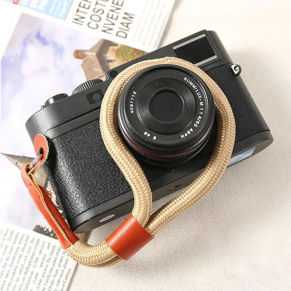 2024 Handmade Camera Wrist Strap Release Weave Digital Camera Wrist Nylon Prevent Dropping SLR Hand Strap