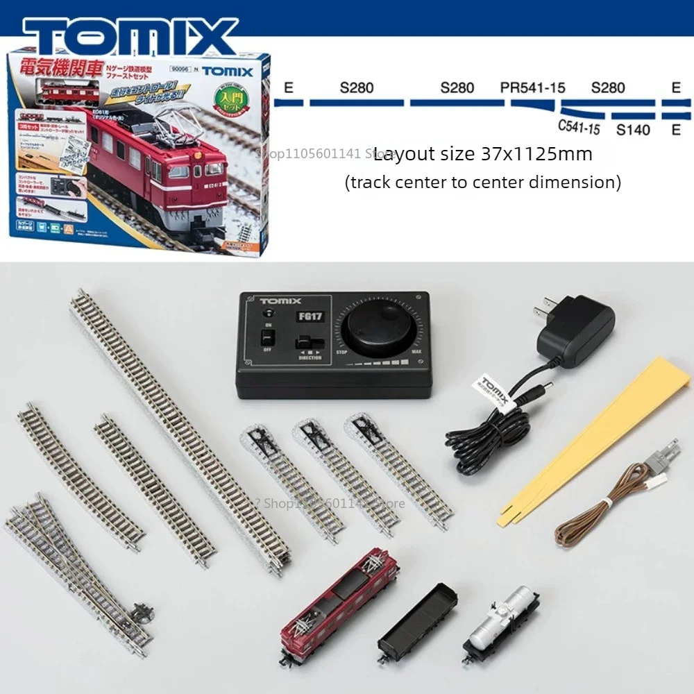 TOMIX N Scale Train Model Set 90095 DF200-100 Diesel Locomotive and Flatbed Starter Set Multiple models Limited Edition