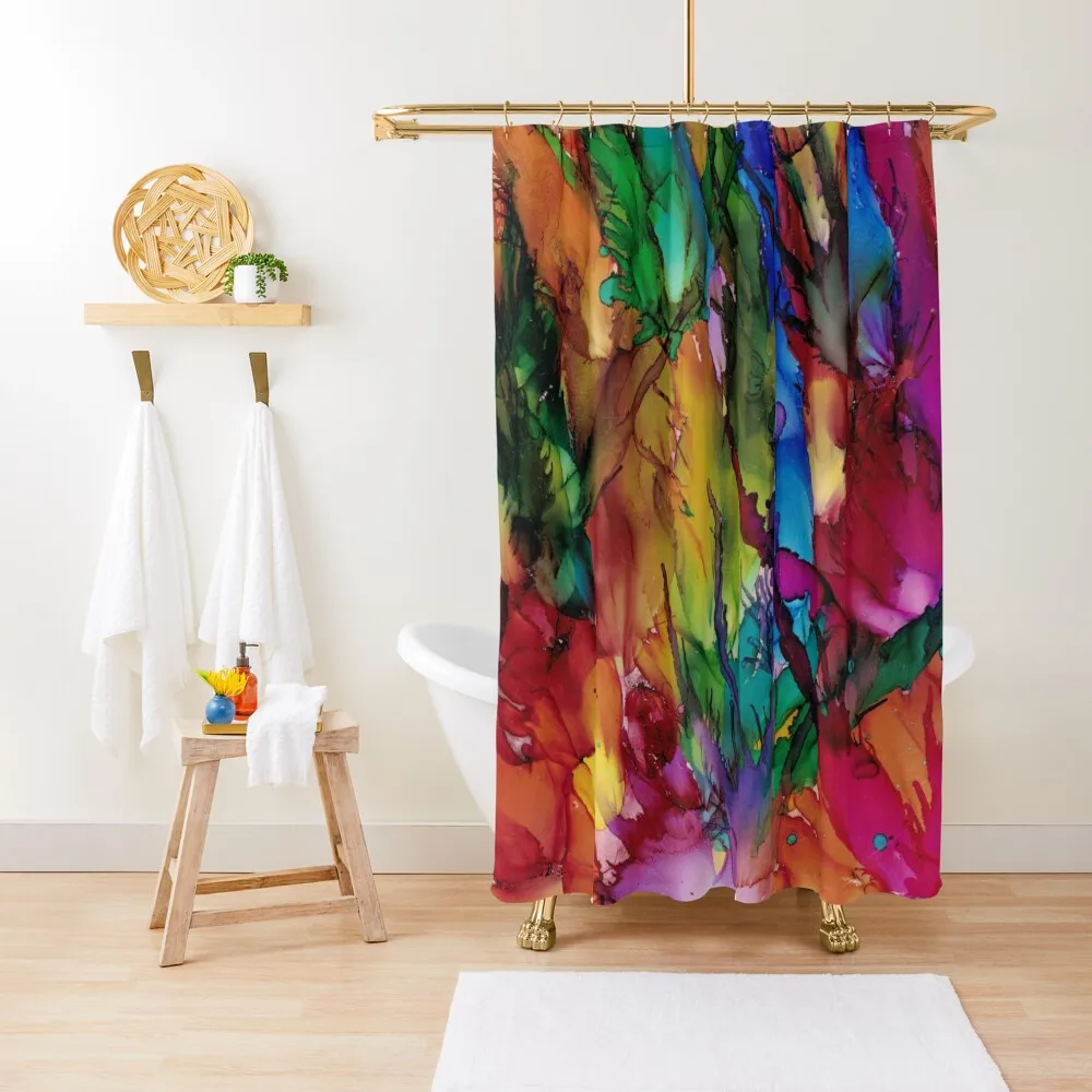 

Kaleidoscope Shower Curtain Bathroom Box Bathroom Fabric Bathroom And Shower Curtain