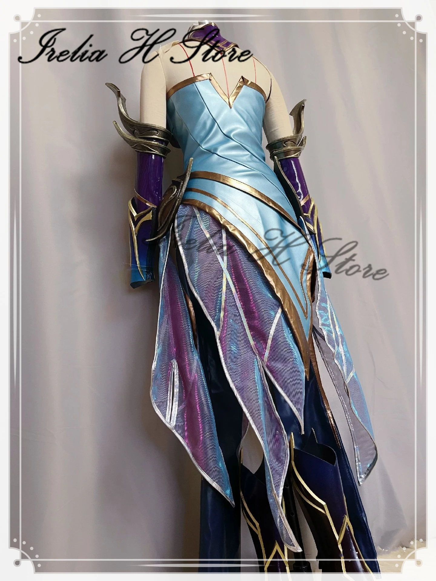 Irelia H Customized Game LOL The Enlightened One Karma Dawnbringer Cosplay Costume Full set Halloween Costu