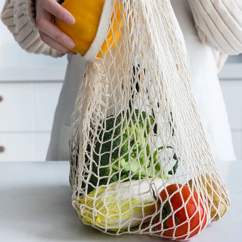 Tas Belanja Jaring Katun Lipat - Produce Bag Reusable Mesh ulasan dan harga