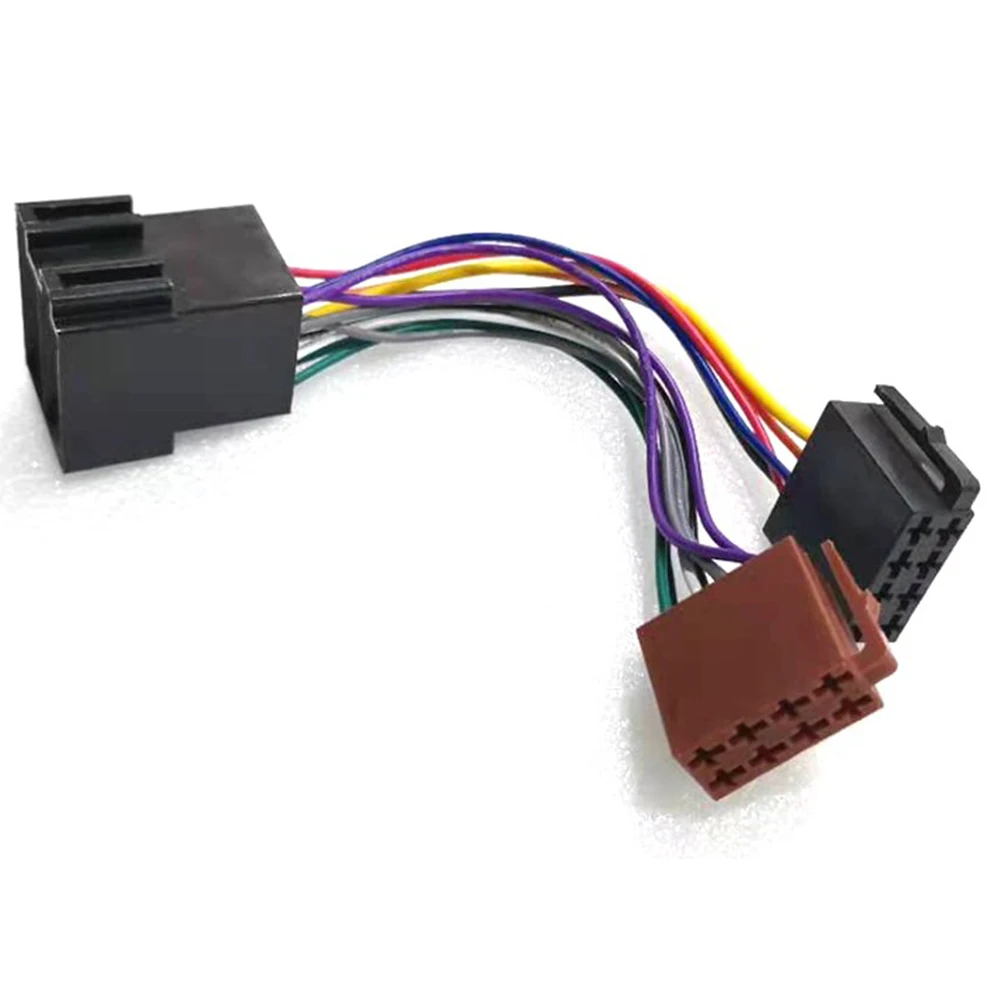 Car Radio For ISO Adapter Extended Conversion Harness Cable Compatible with For 106 1996 2005 206 1998 2005 306 and More