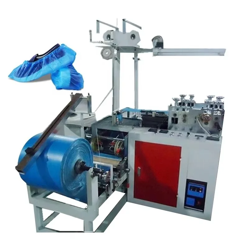 High productivity automatic plastic shoe film cover machine/shoe cover making machine/shoe cover machine