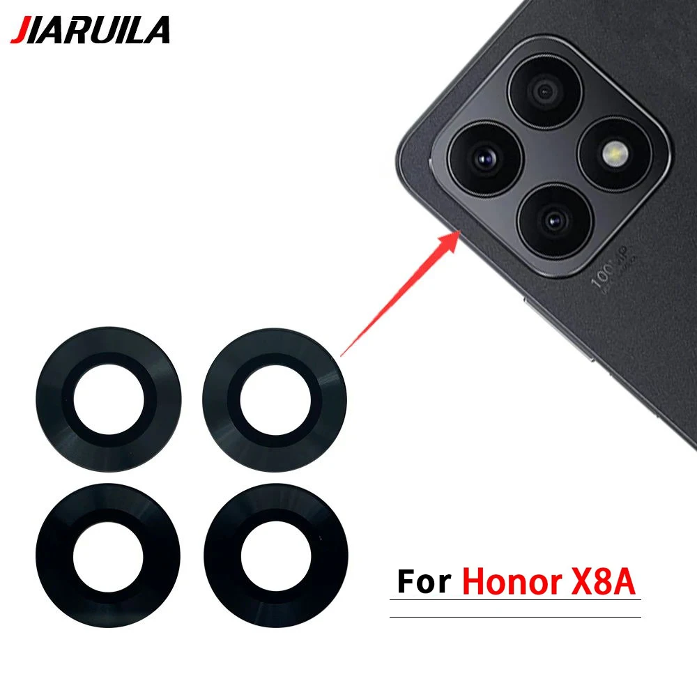 

50 шт., стеклянная линза задней камеры для Huawei Honor 60 70 80 Se Pro X6 X7 X7A X8A с клейкой наклейкой