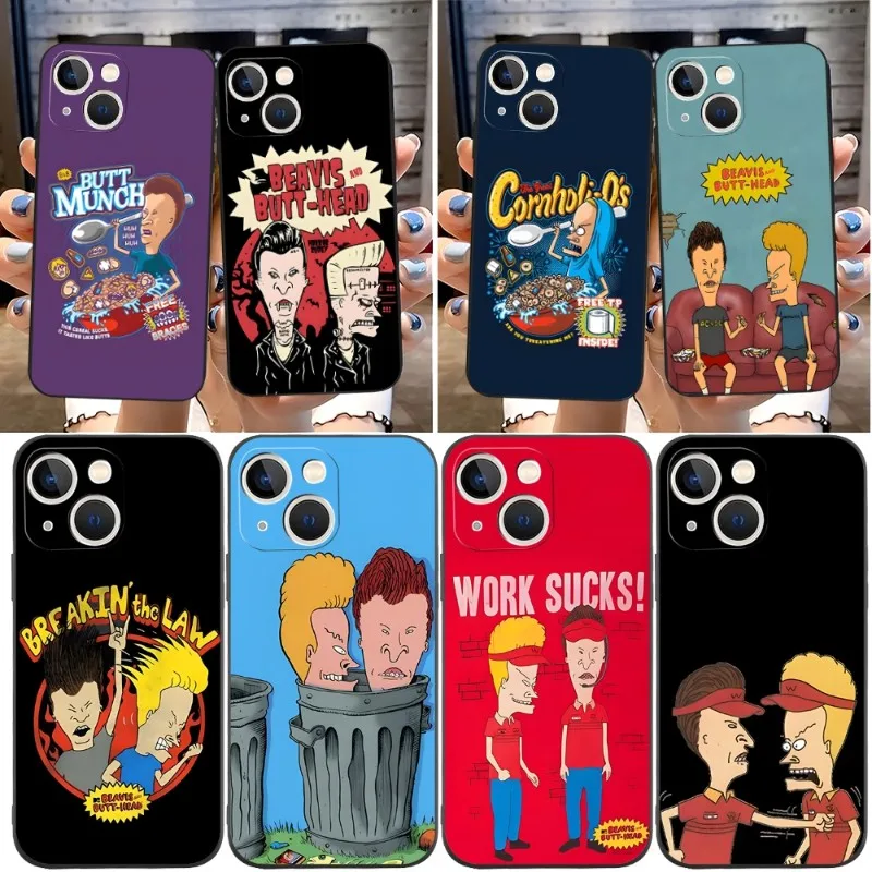 Beavis And Butthead Phone Case Funda For Apple Iphone 12 Pro 13 Mini 11 14 Max Xr X Xs 6 6s 7 8 Plus Shockproof Back Cover