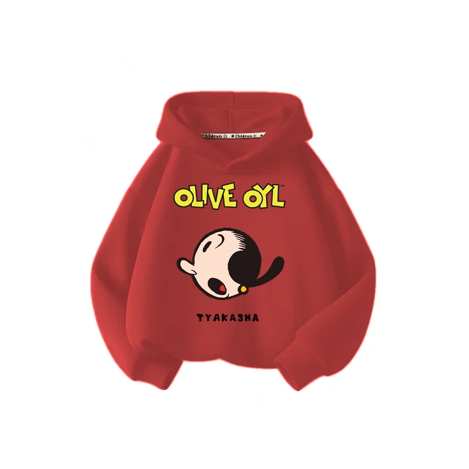 Sonic Popeye Anime printed hoodie for Boys and girls oversized fun graphic fall/Winter casual blazer