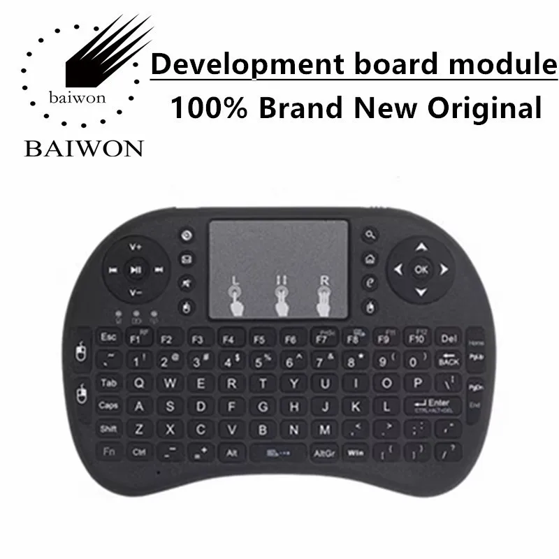 لوحة مفاتيح صغيرة لاسلكية ، متوافقة مع راسبيري بي ، 2.4G ، غير بلوتوث ، باور بوينت سهلة