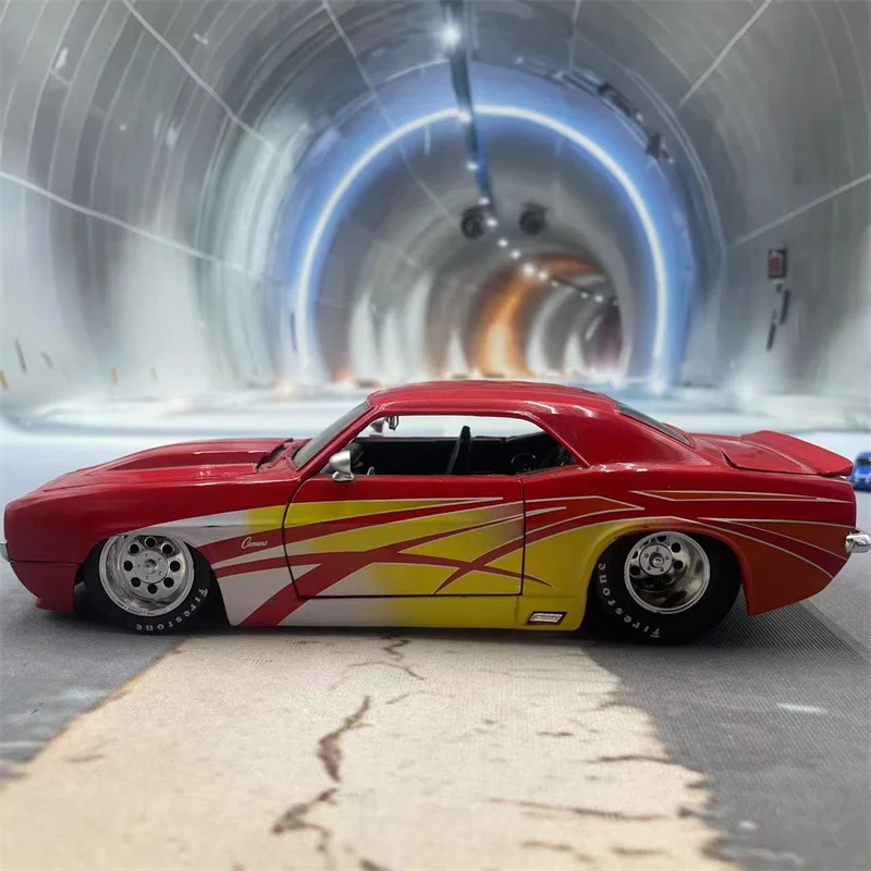 Jada1:24 Chevrolet Camaro 1969 modèle de voiture en alliage Collection affiche un cadeau d'enfant