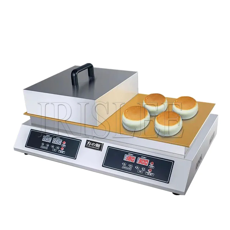 110V 220V Copper Plate Digital Display Souffle Bun Bread Machine Fluffy Japanese Souffle Pancake Iron Maker Machine