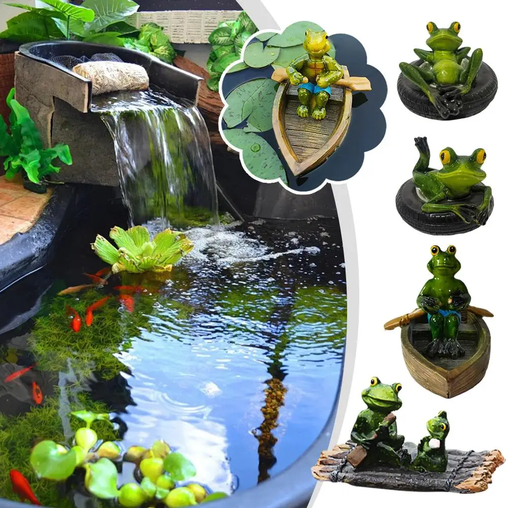 

Statues For Pond, Floating For Resin Garden Statues Cute Pond Decor Garden Decor For Home Ga J3q4