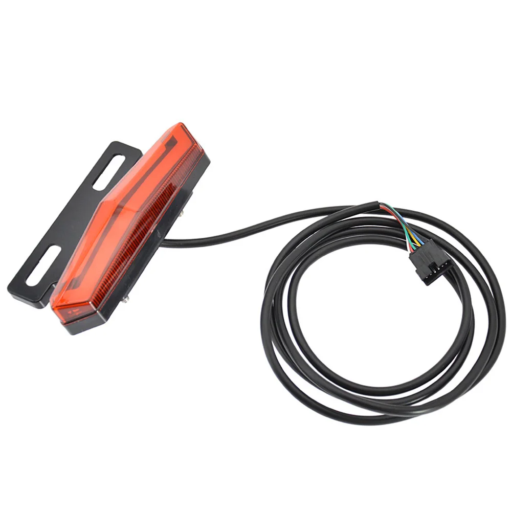 LED Brake Warning Light High-Brightness Ebike Turn Functional Tail Light Energy Saving for 36V 48V Electric Bike